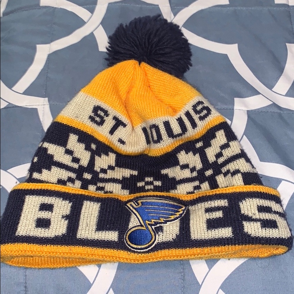 St. Louis blues beanie
